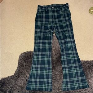 Super stretch plaid pants